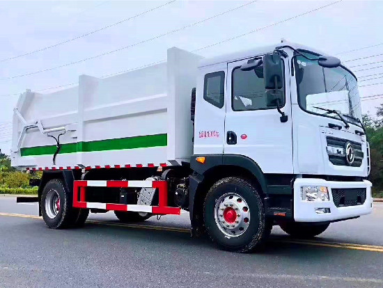 程力威牌CLW5180ZDJ6型壓縮式對接垃圾車(chē)