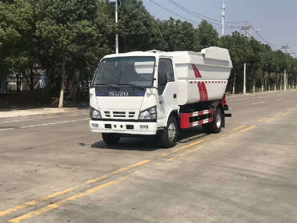 五十鈴100p國六無洩漏後挂桶垃圾車(chē)